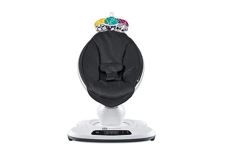 4moms mamaRoo 4 Baby-Schaukel | Bluetooth-Baby-Rocker mit 5 einzigartigen Bewegungsarten