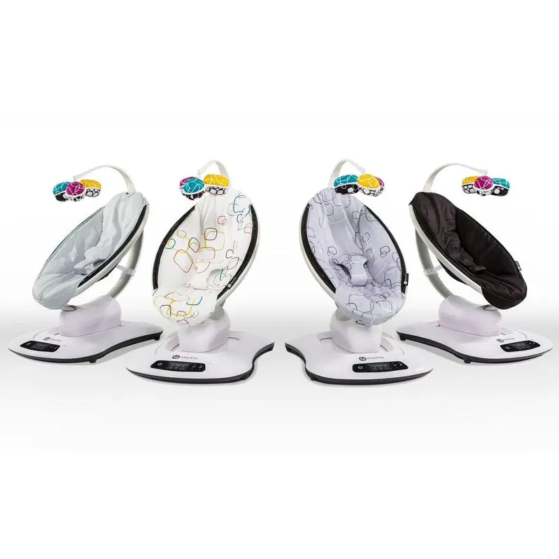 4moms mamaRoo 4 Babywiege | Bluetooth-Babywippe mit 5 einzigartigen Bewegungsarten
