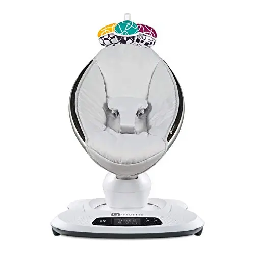 4moms® mamaRoo 4 Multi-Motion™ Baby-Schaukel, Bluetooth-Baby-Wippe mit 5 einzigartigen Bewegungsarten