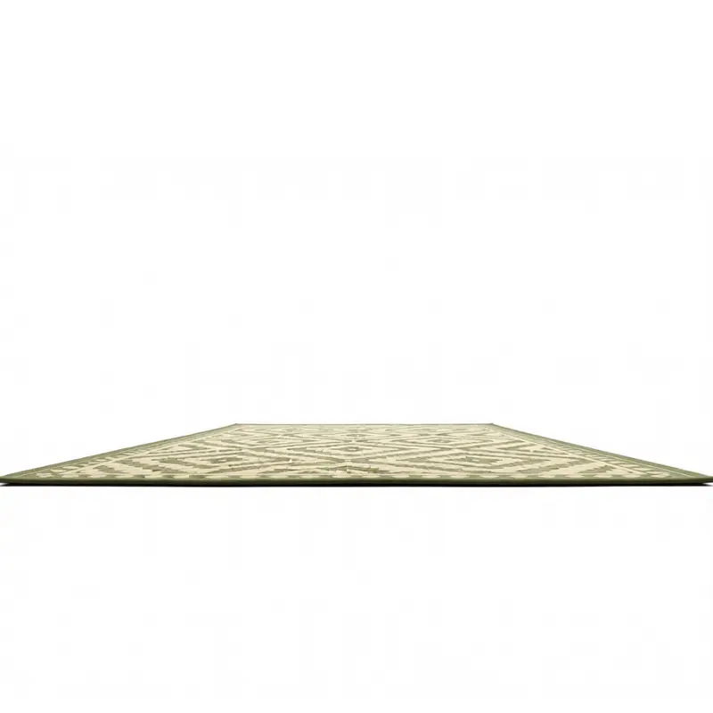 5x8 ft umkehrbarer Outdoor-Teppich aus Polypropylen für Terrasse, Veranda und Balkon 2