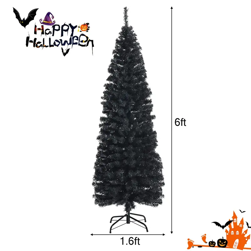 6-Fuß-blaue Bleistift-Weihnachtsbaum-Kunststoffbaum