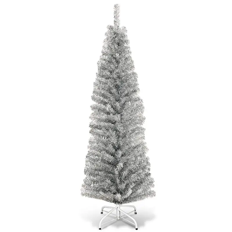 6-Fuß-blaue Bleistift-Weihnachtsbaum-Kunststoffbaum