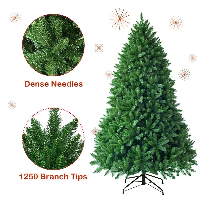 6-Fuß-künstlicher Weihnachtsbaum ohne Beleuchtung
