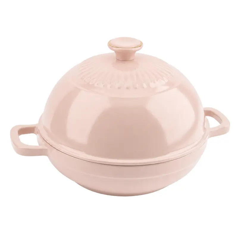 6-Quart-Emaille-Gusseisen-Brotbackofen mit gewölbtem Deckel 2