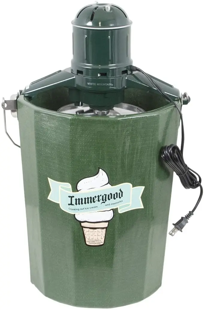 – 6-Quart-Klassischer Eismaschine mit Motor 2