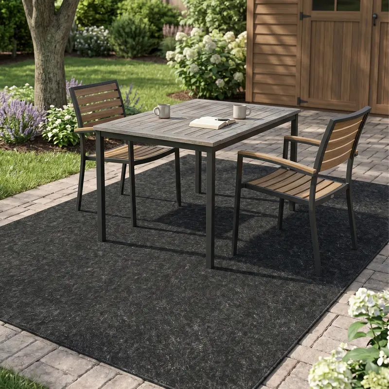 6 x 4 ft Bodenschutzmatte aus Filz für Schuppen und Terrasse – Bodenunterlage zur Flächendeckung
