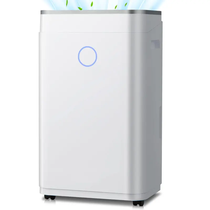 60-Pint-Entfeuchter für Räume bis zu 4.000 Quadratfuß – mit 3 Betriebsmodi, dreifarbiger digitaler Anzeige und 1,7-Gallonen-Wassertank