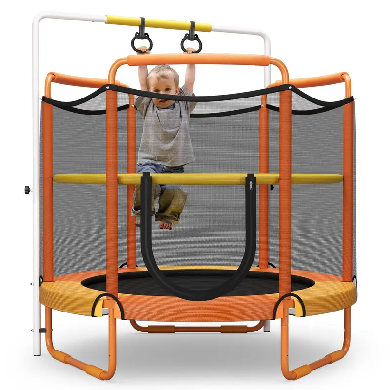60-Zoll-Kindertrampolin mit Sicherheitsnetz