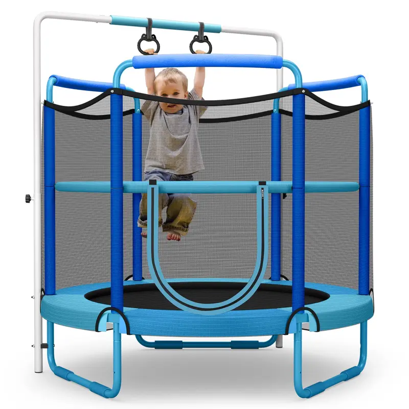 60-Zoll-Kindertrampolin mit Sicherheitsnetz