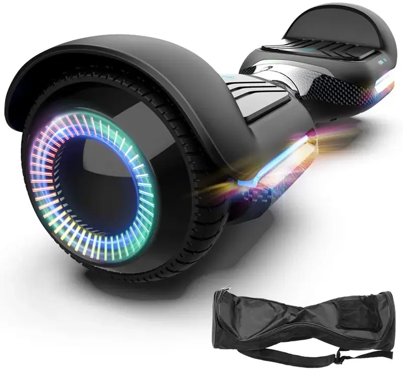 6,5-Zoll-Scooter Swift mit leuchtenden Rädern, intelligenter selbstbalancierender Hoverboard mit Musiklautsprecher, App-Steuerung und UL2272-Zertifizierung 2