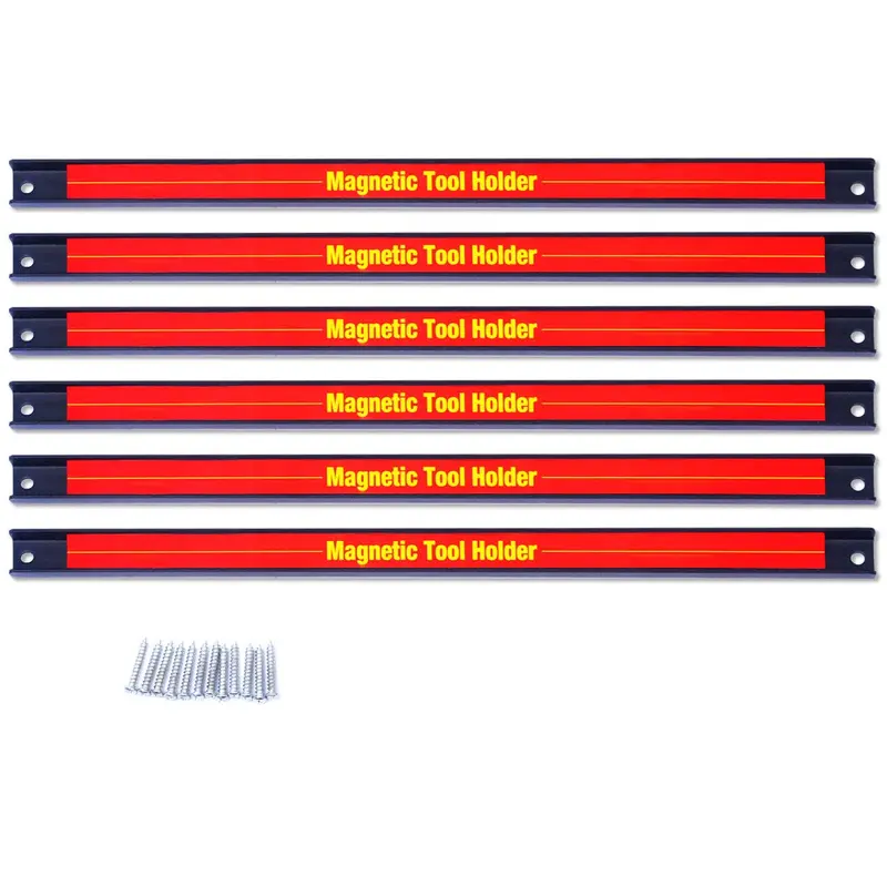 6er-Set magnetische Werkzeughalter, 45 cm lang
