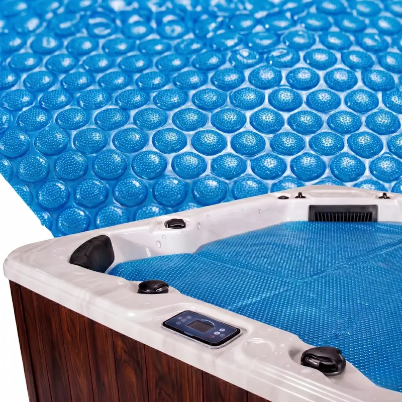 7x7 ft Solarabdeckung für Whirlpools, 16 Mil Blasen-Isolierdecke