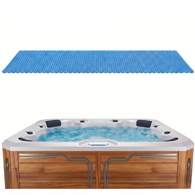 7x7 ft Solarabdeckung für Whirlpools, 16 Mil Blasen-Isolierdecke