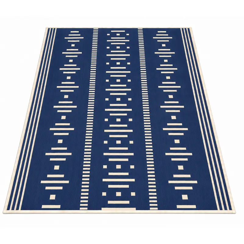 9x12 ft doppelseitiger Polypropylen-Außen-Teppich mit UV-Schutzbeschichtung