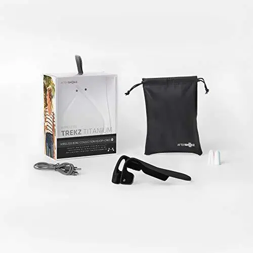 AFTERSHOKZ Titanium Knochenleitungskopfhörer mit drahtloser Bluetooth-Verbindung, schwarz 2