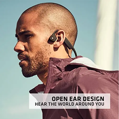 AFTERSHOKZ Titanium Knochenleitungskopfhörer mit drahtloser Bluetooth-Verbindung, schwarz