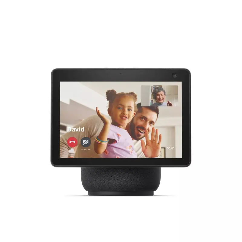 Amazon Echo Show 10 (3. Generation) HD-Smart-Display mit Alexa, 10,1-Zoll-Bildschirm, 13-MP-Kamera, Farbe: Anthrazit 2