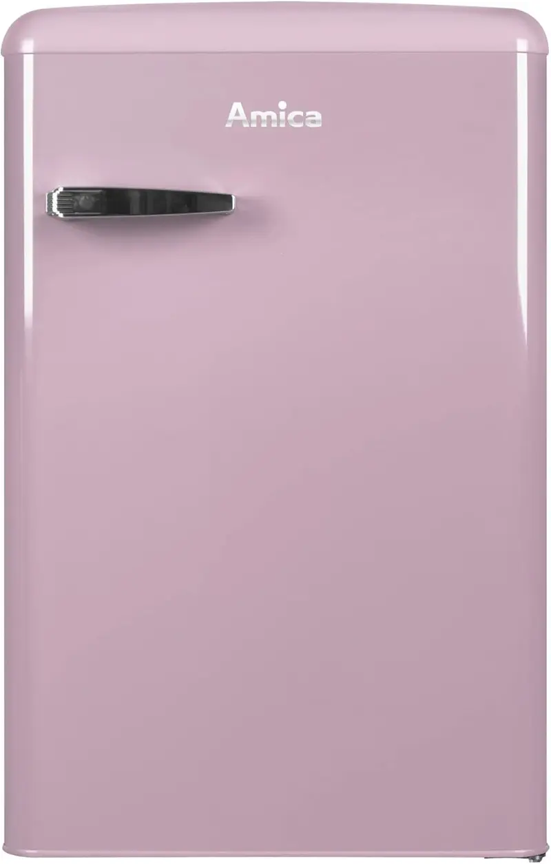 Amica KGC 15632 T Retro-Kühl-Gefrier-Kombination / Ice Blue (Türkis) / 144 cm (H) × 55 cm (B) × 62 cm (T) / Retro-Design / Kühl-Gefrier-Kombination