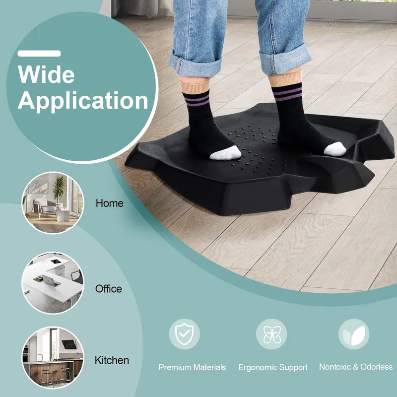 Anti-Ermüdungs-Stehmatte, ergonomische, gepolsterte Komfort-Matte für Steharbeitsplätze
