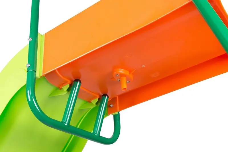 Außenspielset für Kinder: 3-m-Hochstehende Kletteranlage mit Rutsche, Schaukeln und Spielplatz-Jungle-Gym – Lieblingsgerät für Kinder, auch als Aufstellpool-Rutsche für den Sommergarten geeignet