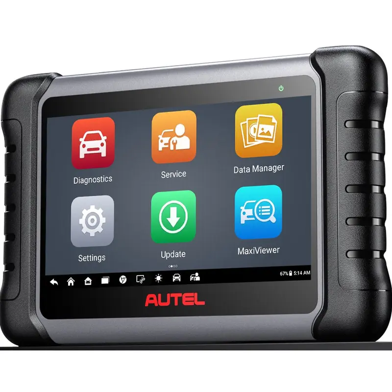 Autel MK808S Auto-Diagnosegerät, Modell 2023, bidirektionale Steuerung, über 28 Reset-Funktionen, Komplett-Systemdiagnose, Prozessor mit 5-facher Geschwindigkeit