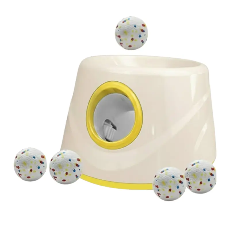 Automatischer Ballwerfer für Haustiere, interaktives Spielzeug mit 3 Einstellungen