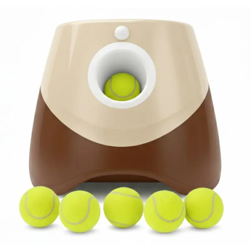 Automatischer Ballwerfer für Hunde und Katzen – Interaktives Apportierspielzeug 2