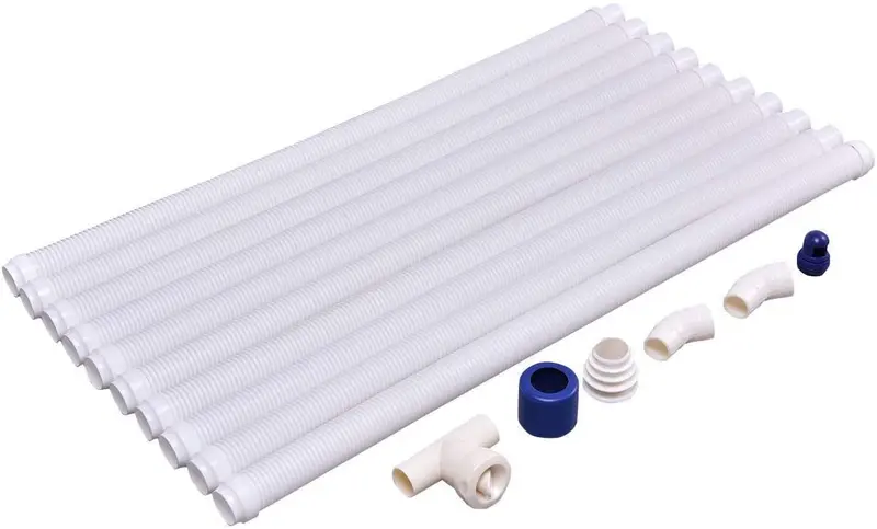 Automatischer Swimmingpool-Reiniger-Set mit 32'6" Schläuchen und Wandkletterfunktion für eingebaute Pools