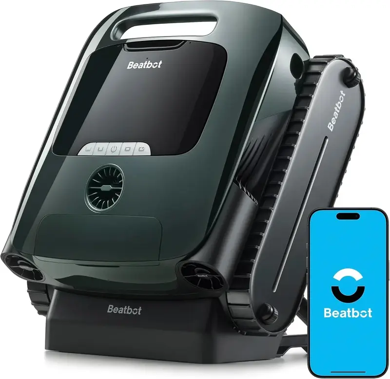 Beatbot AquaSense 2 Pro Akku-Poolreinigungsroboter, einzigartige 5-in-1-Reinigung, intelligente Oberflächenparkfunktion, Oberflächenabsaugung mit App-Steuerung, Wasserklarstellung – für Pools bis zu 3.875 ft² – Smaragdgrün 2
