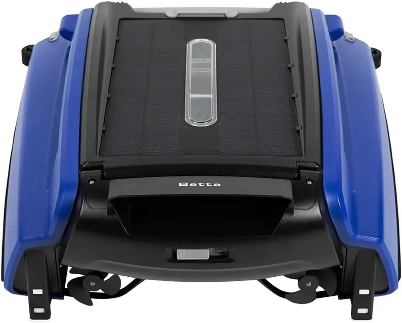 Betta SE Solar Powered Automatic Robotic Pool Surface Skimmer Cleaner with 30-Hour Continuous Cleaning Battery Power and Re-Engineered Twin Salt Chlorine Tolerant Motors (Blue) 2