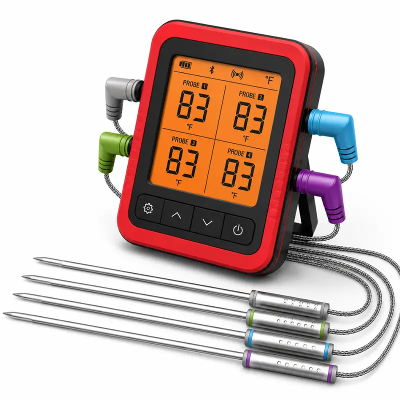 Bluetooth-Fleischthermometer mit 4 Sensoren für Grill und Smoker 2