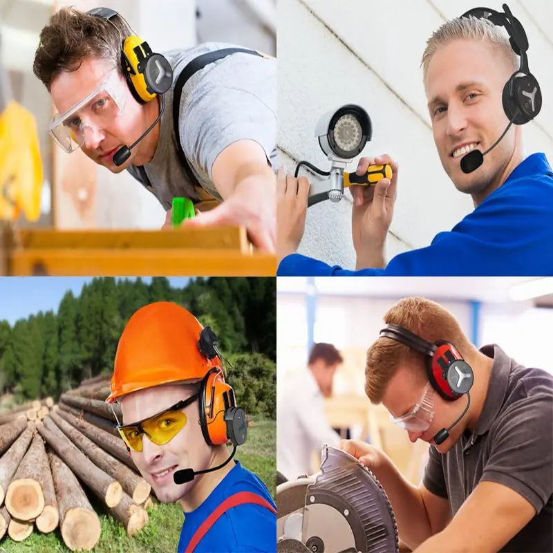 BuddyChat Duo (2er-Set) Bluetooth-Fahrrad-, Sport-, Ski- und Arbeits-Intercom-Helm-Headset, Freisprechanlage, Gegensprechanlage mit DSP-Geräuschunterdrückung, Reichweite bis zu 1.000 m