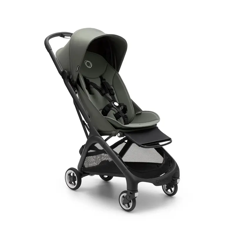 Bugaboo Butterfly – ultrakompakter Reise-Kinderwagen, klein & leicht, einhändig faltbar und einfach zu lenken, ergonomischer City-Buggy für Babys ab 6 Monaten, mit viel Stauraum, Stormy Blue