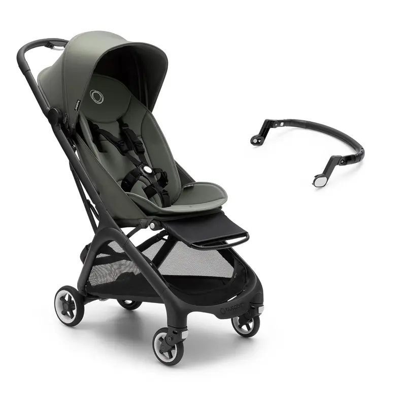 Bugaboo Butterfly – ultrakompakter Reise-Kinderwagen, klein & leicht, einhändig faltbar und einfach zu lenken, ergonomischer City-Buggy für Babys ab 6 Monaten, mit viel Stauraum, Stormy Blue