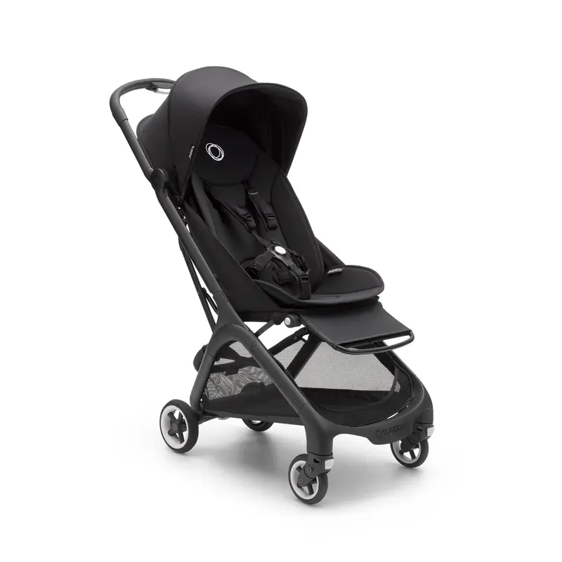 Bugaboo Butterfly – ultrakompakter Reise-Kinderwagen, klein & leicht, einhändig faltbar und einfach zu lenken, ergonomischer City-Buggy für Babys ab 6 Monaten, mit viel Stauraum, Stormy Blue