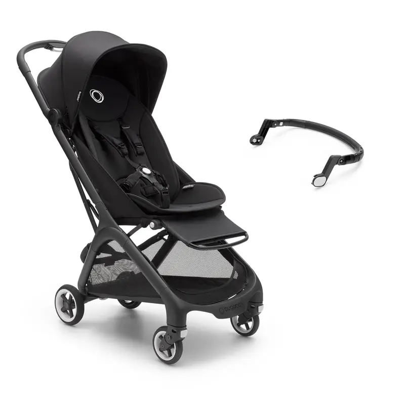 Bugaboo Butterfly – ultrakompakter Reise-Kinderwagen, klein & leicht, einhändig faltbar und einfach zu lenken, ergonomischer City-Buggy für Babys ab 6 Monaten, mit viel Stauraum, Stormy Blue