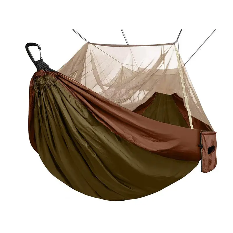Camping-Hängematte mit Insektenschutznetz, 78 × 118 Zoll für Outdoor-Aufhängung 2