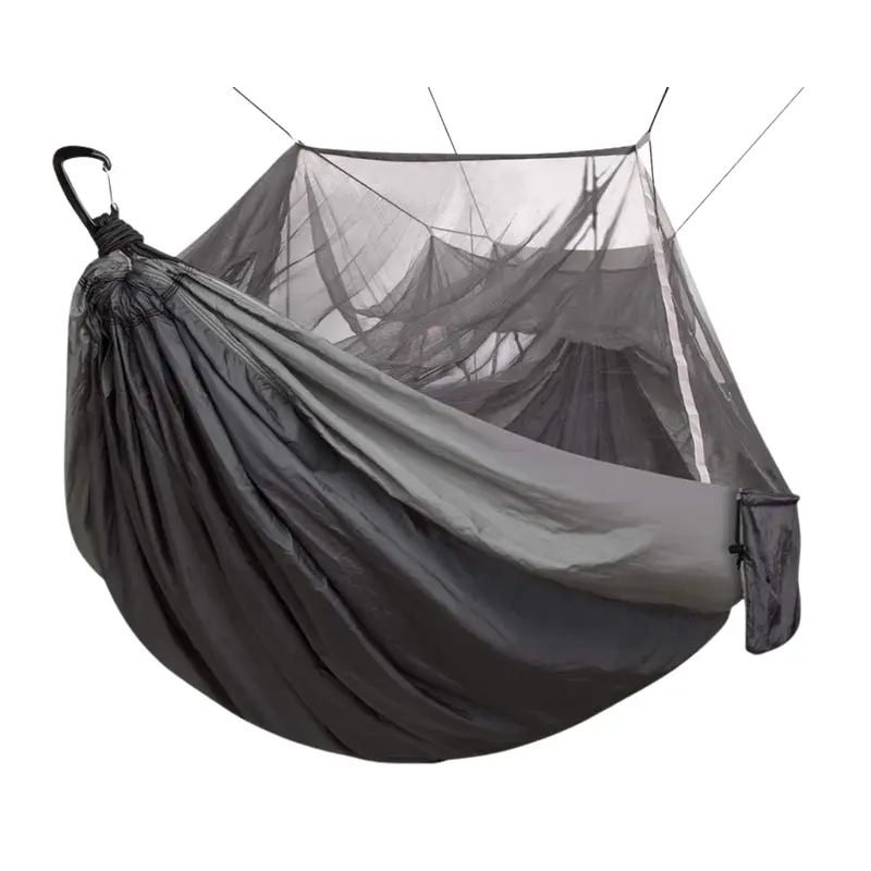 Camping-Hängematte mit Insektenschutznetz, 78 × 118 Zoll für Outdoor-Aufhängung