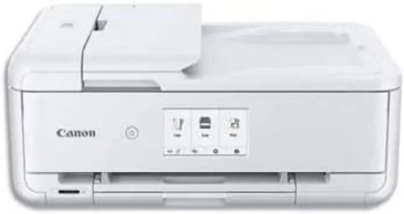 Canon PIXMA TS9550 Farbtintenstrahl-Multifunktionsgerät (Drucker, Scanner, Kopierer) für DIN A4 und A3 – mit 5 separaten Tintenpatronen, WLAN, LAN, Canon PRINT App, zwei Papierzuführungen und Duplexdruck – Schwarz 2