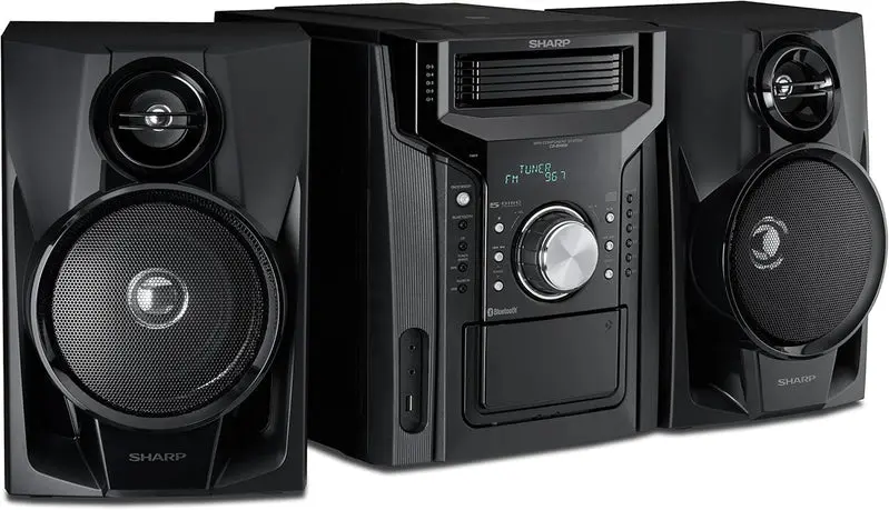 CD-BH950 240 W, 5-CD-Mini-HiFi-Anlage mit Kassettendeck und Bluetooth