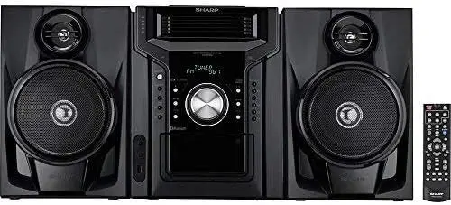 CD-BH950 240 W, 5-Wege-Mini-Regal-Lautsprechersystem mit Kassettendeck und Bluetooth 2