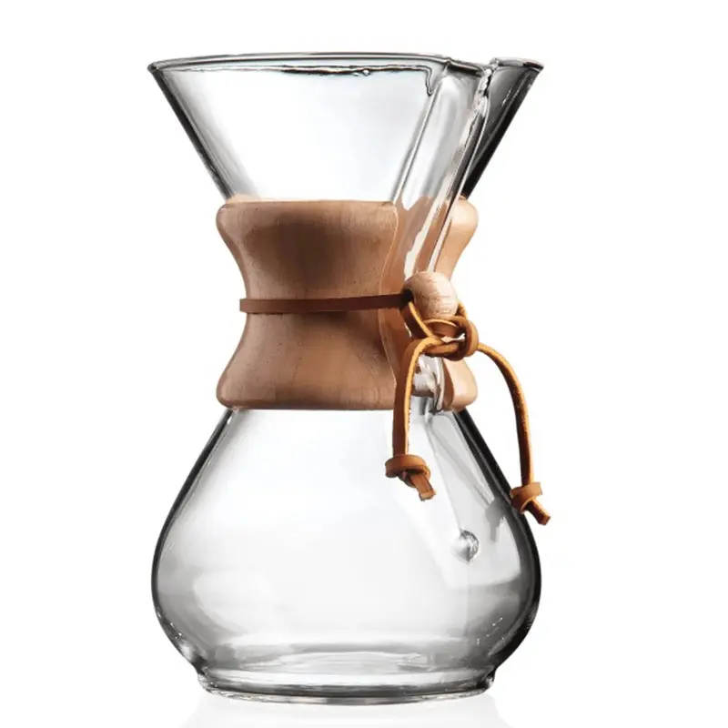Chemex-Kaffeemaschine, Filter-Aufguss, klassisch, 6-Tassen-Modell