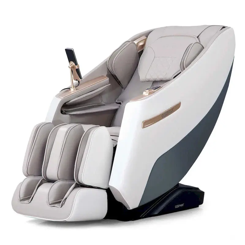 Costway Zero-Gravity-Massagestuhl mit SL-Schiene für Ganzkörpermassage und Lendenwärme