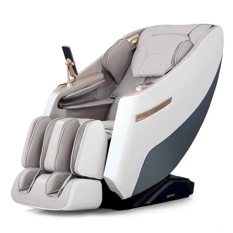 Costway Zero-Gravity-Massagestuhl mit SL-Schiene für Ganzkörpermassage und Taille