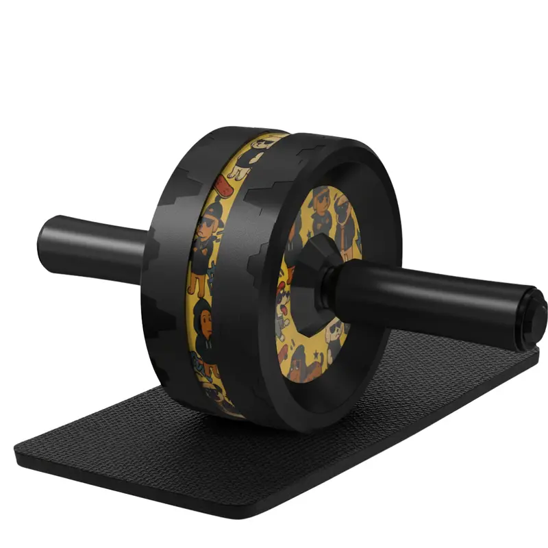 Dual-Rad-Ab-Roller mit Stahlkern und Knie-Matte