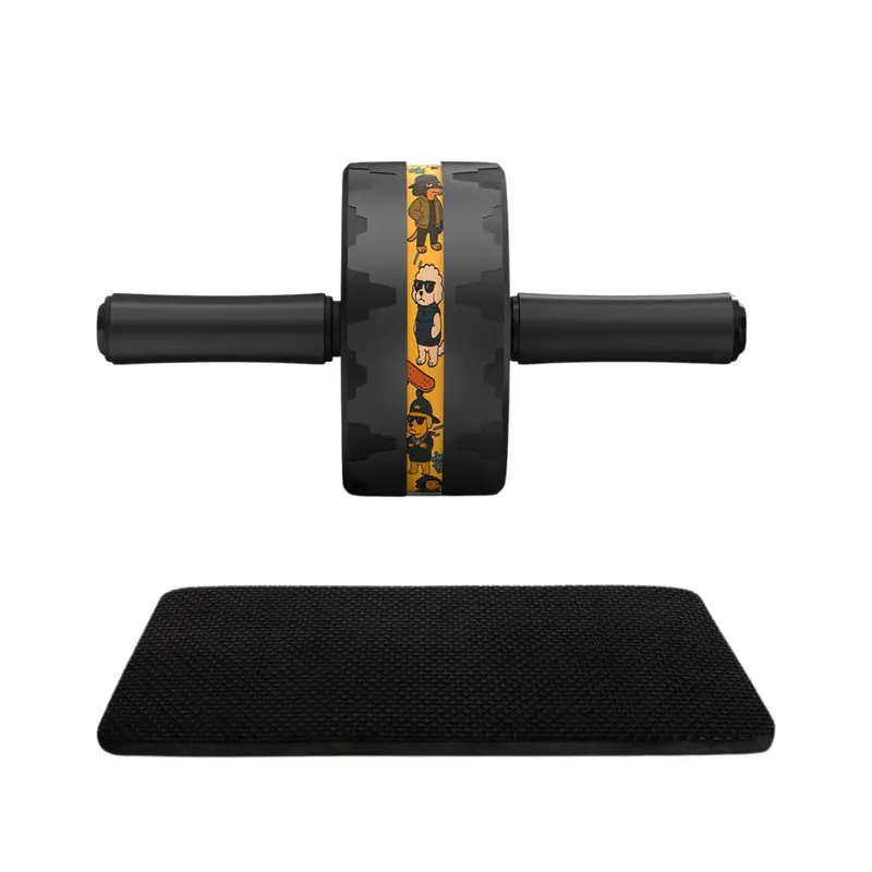 Dual-Rad-Ab-Roller mit Stahlkern und Knie-Matte