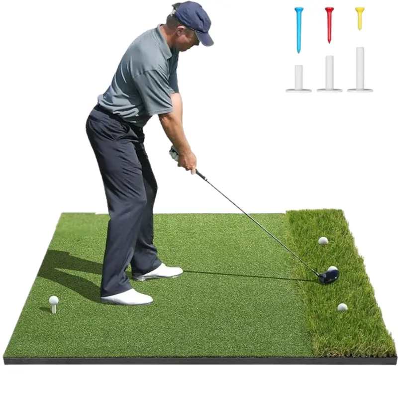 Dual-Turf-Golf-Trainingsmatte, 152 × 122 cm, für Indoor- und Outdoor-Einsatz