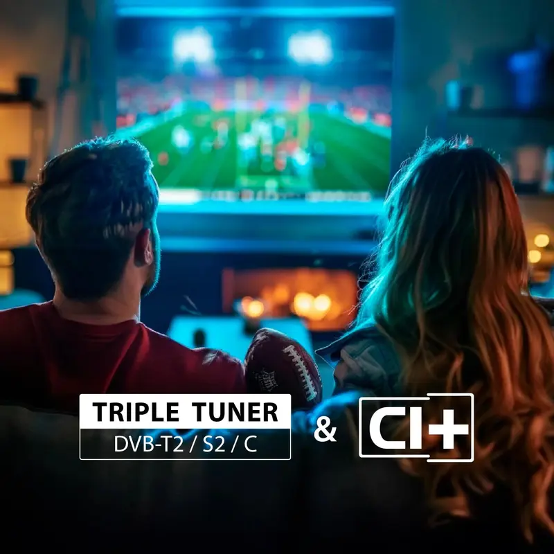 DYON ULTIMAX 40F-TI – 40-Zoll-(100-cm-)Full-HD-Smart-TV mit Tizen-Betriebssystem, Triple-Tuner (DVB-C/-S2/-T2), Smart- und Gaming-Hub, Prime Video, Netflix, Disney+ [2025]