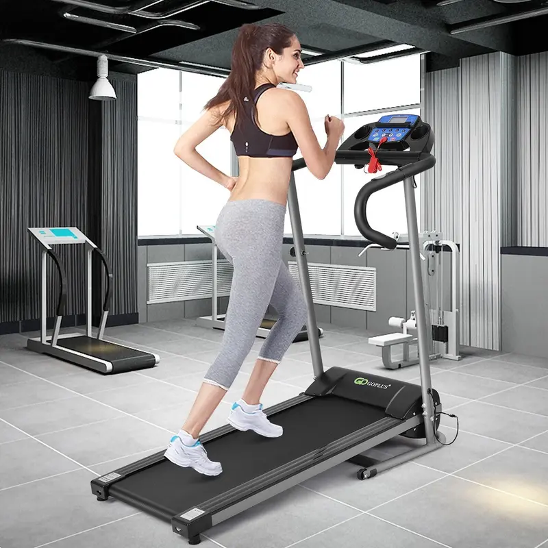 Elektrisches Klapp-Laufband mit LCD-Display und Pulssensor 2