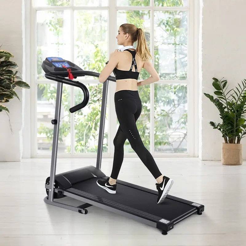 Elektrisches Klapp-Laufband mit LCD-Display und Pulssensor